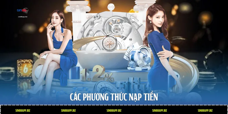 Các phương thức nạp tiền