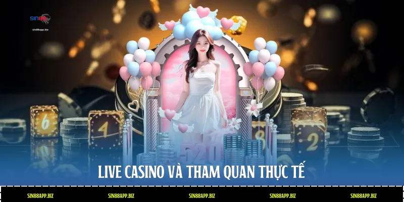 Live casino và tham quan thực tế