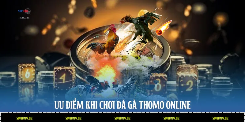 Ưu điểm khi chơi đá gà Thomo Online